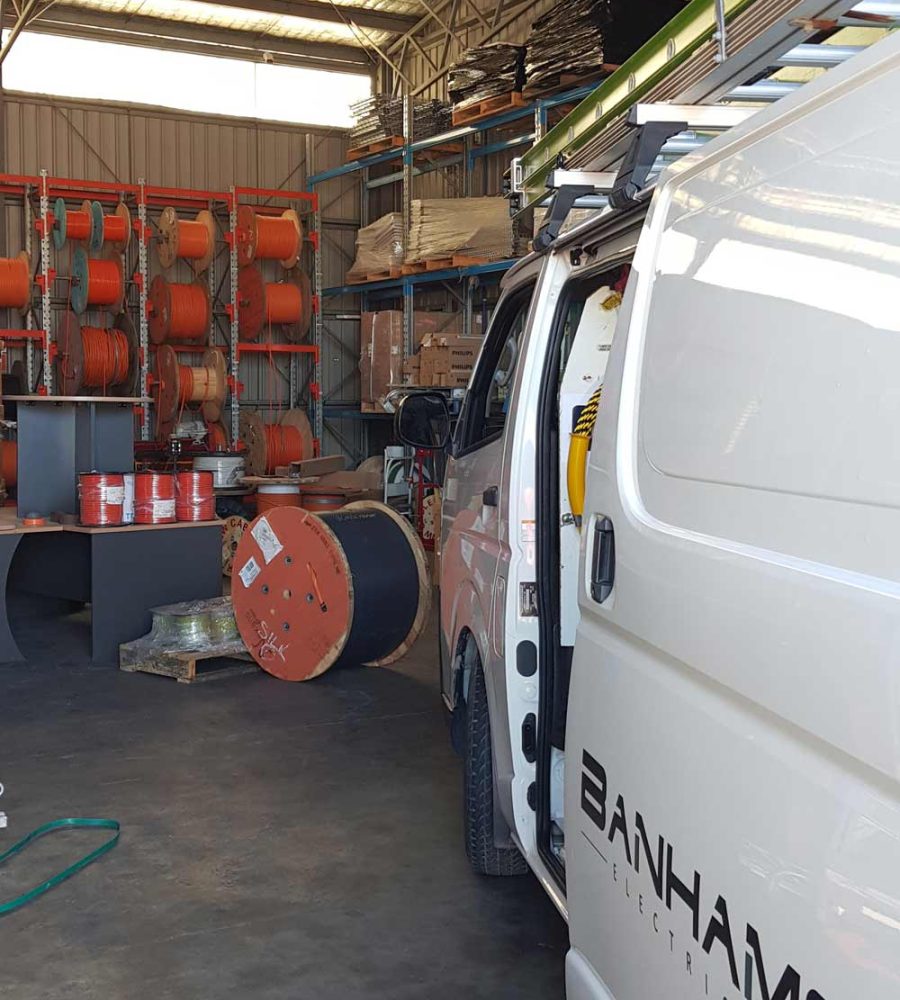 Side View Of The Van — Banlec Electrical in Gladstone, QLD