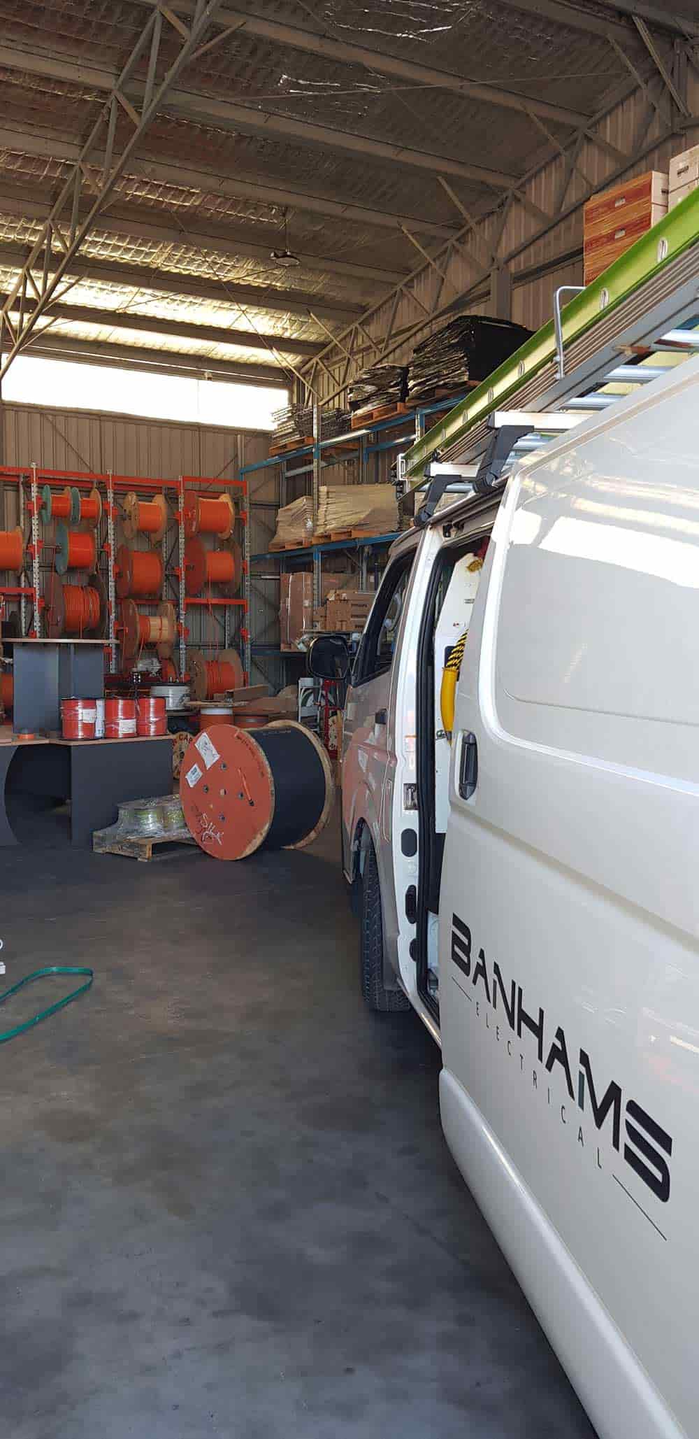 Side View Of The Van — Banlec Electrical in Gladstone, QLD